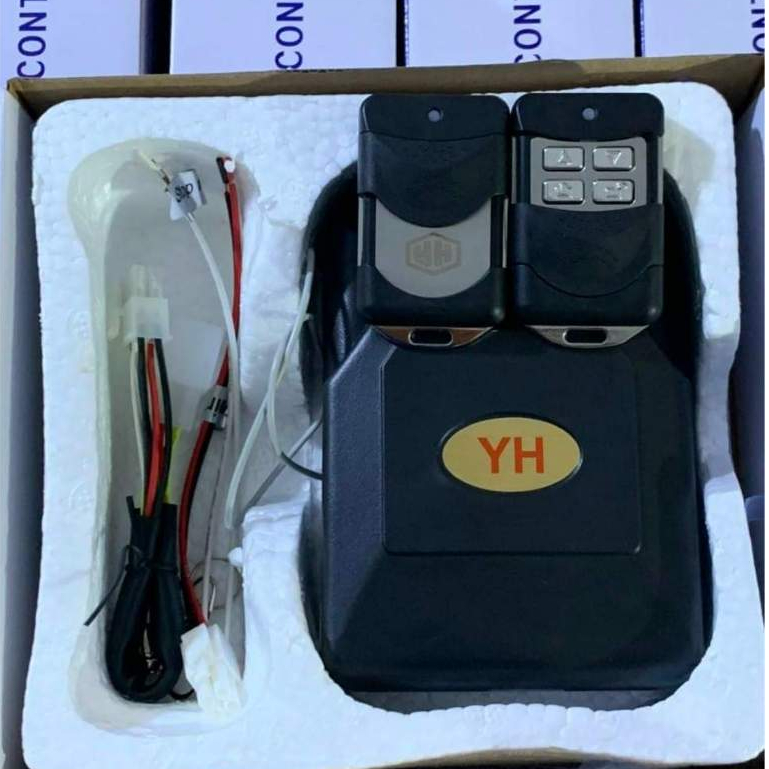 # Bộ điều khiển cửa cuốn YH mã gạt chống nước 433 mhz( Gạt inox, Gạt YH, Mã Cố định Inox)