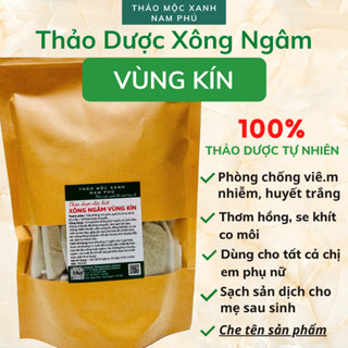  Thảo Dược Xông Ngâm vệ sinh làm sạch vùng kín làm hồng se khít  - dạng túi lọc tiện lợi. 