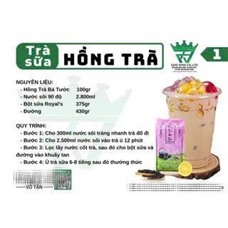 COMBO Trà Sữa Truyền Thống (Hồng Trà+ Bột Sữa) Pha 250 Ly