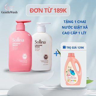 Nước Giặt Đồ Lót Chuyên Dụng Sollina - Sạch Khuẩn, Bảo Vệ  An Toàn Vùng Da Nhạy Cảm,Dịu Nhẹ, Ngăn Nấm Mốc