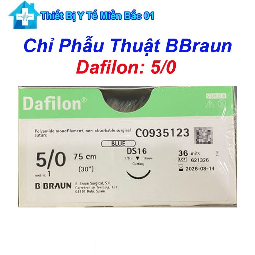Chỉ Phẫu Thuật Dafinol Bbraun 5/0