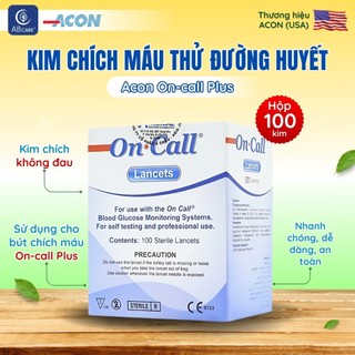 Kim chích máu thử đường huyết Acon On-call Plus (100 kim / hộp)