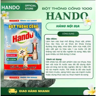  Bột thông cống 100g nội địa Hando an toàn đường ống 