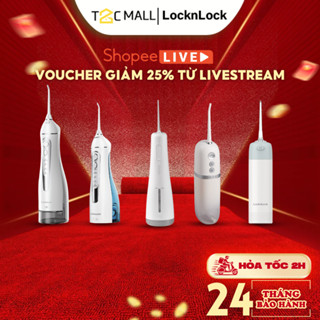 Máy tăm nước LocknLock Không Dây Kèm Đầu Tăm 4 Chế Độ ENR166GRY, ENR156BLU, ENR146WHT, ENR154WHT-T2C
