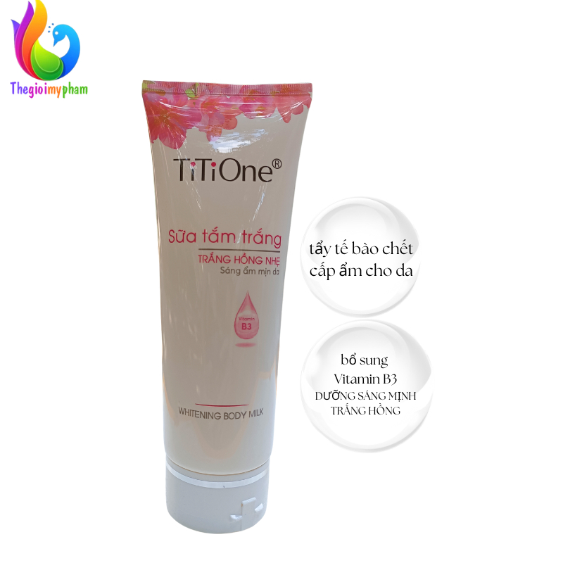Sữa Tắm Trắng Da -Titione Tuýp 200g