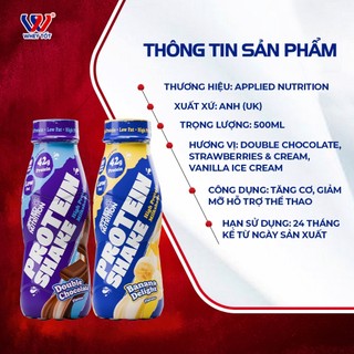 Thực phẩm bổ sung dinh dưỡng Applied Nutrition High Protein Shake – Hỗ trợ giảm cân và xây dựng cơ bắp hiệu quả