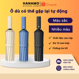 Ô Gấp Gọn Gập Rút Tự Động Chống Tia UV, Dù Che Nắng, Che Mưa Ngoài Trời