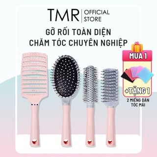 Lược Gỡ Rối Angel Pink TMR  Chải Tóc Màu Hồng Xinh Xắn Nhiều Kiểu Dáng Lựa Chọn Vuông Oval Tròn