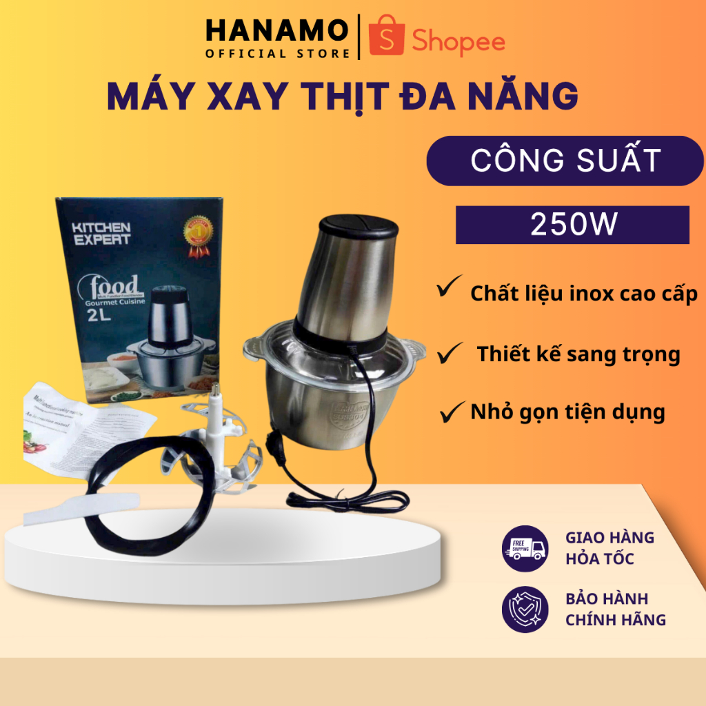Máy xay thịt,máy xay đa năng siêu mạnh,cối inox