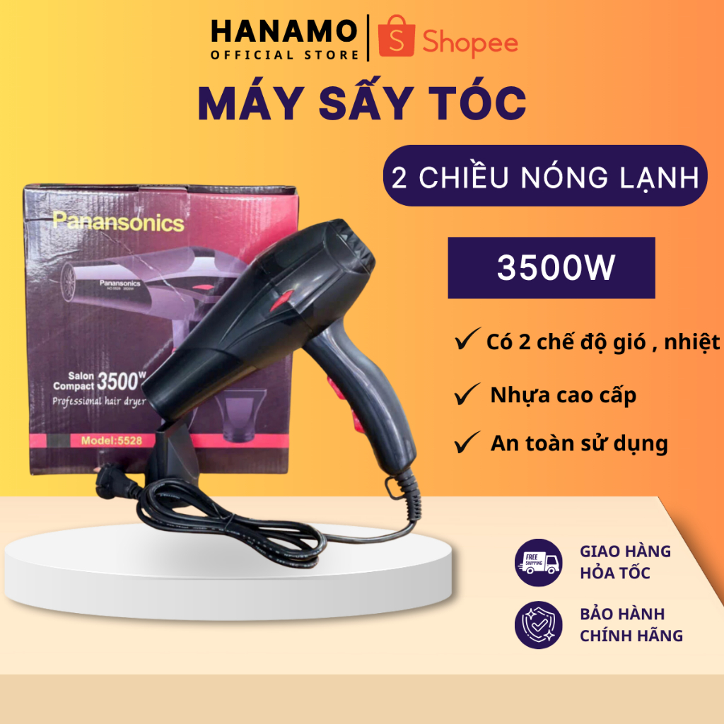 Máy sấy tóc 2 chiều nóng lạnh công suất 3500W