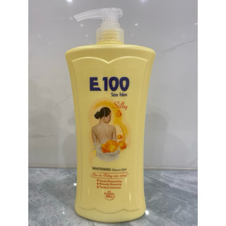 Sữa tắm E100 trắng da mịn màng ( mầu vàng )