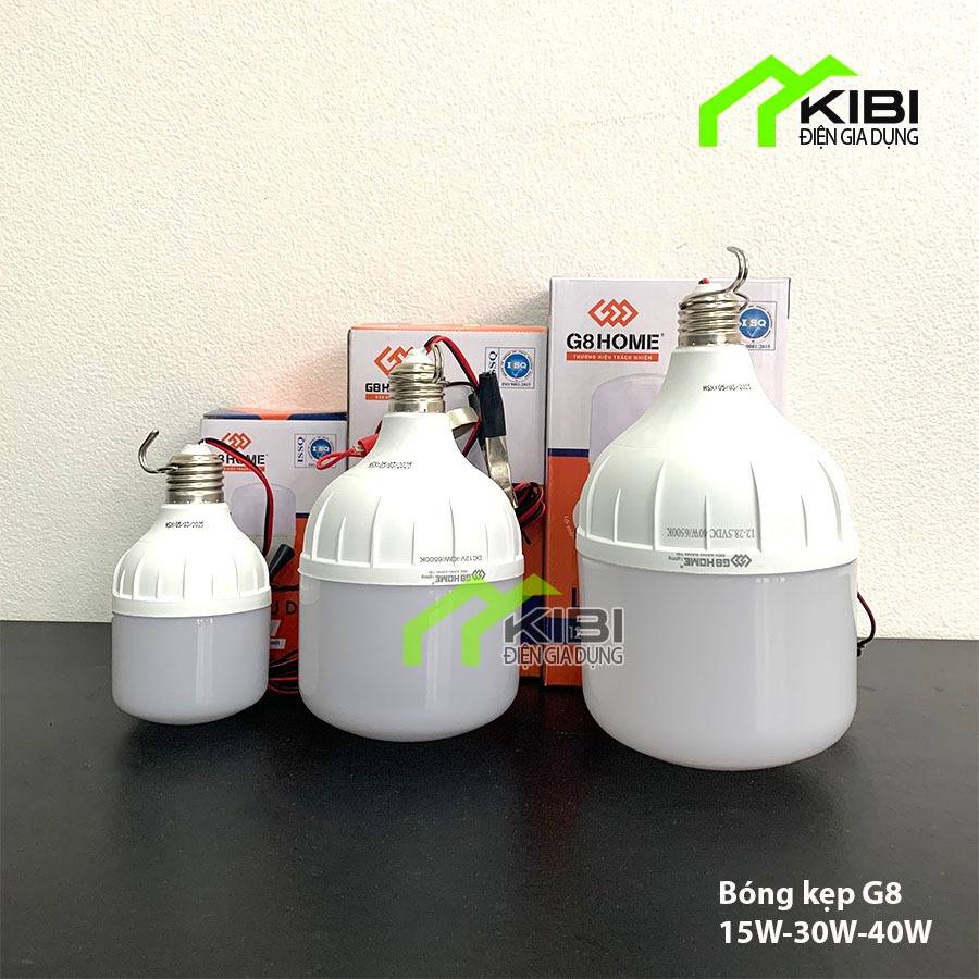 Bóng đèn kẹp bình dạng led, bóng kẹp bình 12v G8 HOME siêu sáng