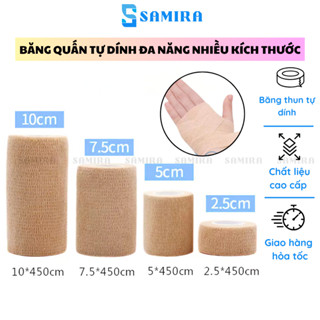 Cuộn băng quấn tự dính đa năng: bảo vệ ngón tay chân, băng thun y tế sơ cứu tránh nhiễm trùng SA82