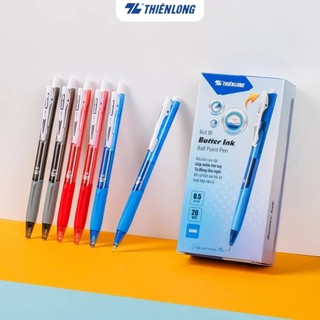  Combo 5 10 20 Bút bi Thiên Long TL-095 Butter Ink - Viết bi ngòi 0.5mm kiểu dáng hiện đại cầm tay 