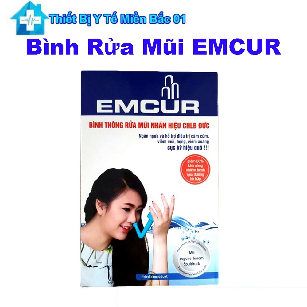 Bình Rửa Mũi Người Lớn & Trẻ Em EMCUR