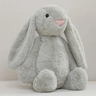  Thỏ Tai Dài Thỏ Bông JELLYCAT Cao Cấp Cho Bé,Gấu Bông Thỏ Jellycat Màu Xám 40cm 