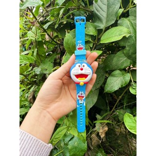 Đồng hồ Doraemon điện tử, phát nhạc, phát sáng , đồng hồ cho bé xem ngày giờ
