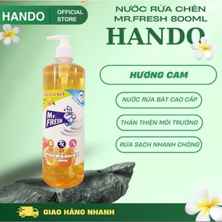 Nước rửa chén bát siêu sạch Mr.Fresh 800ml