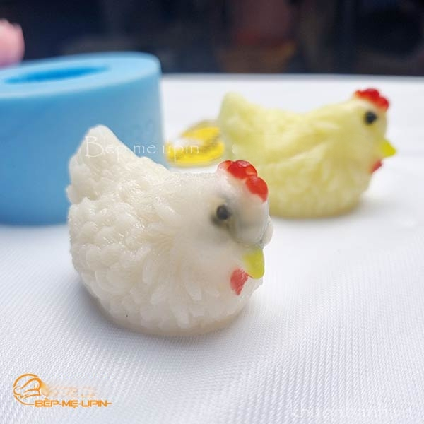 Khuôn silicon con gà thái v32