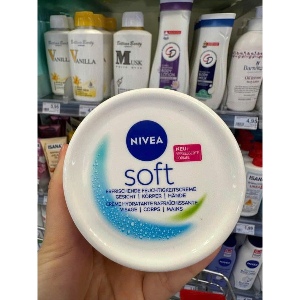 Dưỡng Thể Nivea Soft - 200ml-Hàng Đức