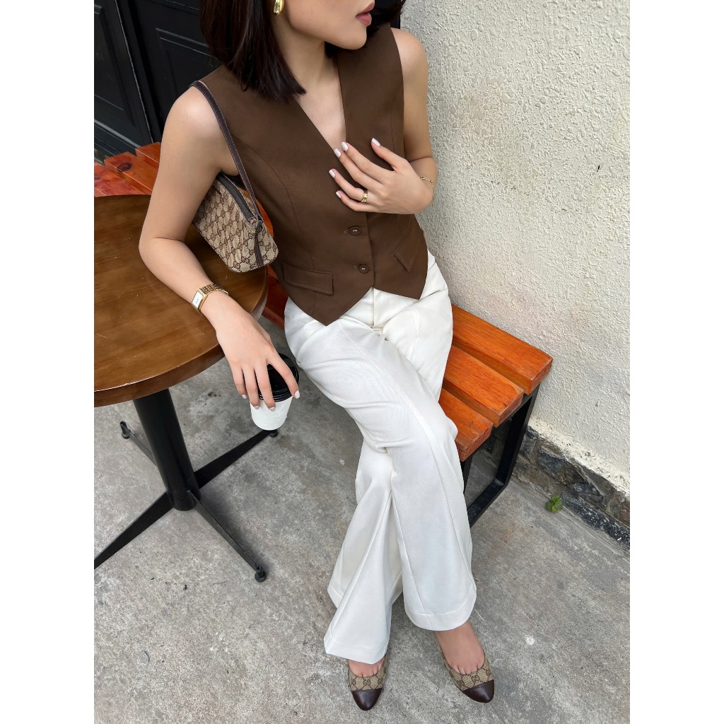 Quần Kaki Nữ Ống Loe La Boutique Dáng Dài Sang Trọng-Q011 | BigBuy360 - bigbuy360.vn