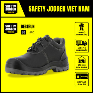   CHÍNH HÃNG  Giày Bảo Hộ Safety Jogger Bestrun S3 Chống Đâm Xuyên Chống Dập Ngón Chống Trơn Trượt 