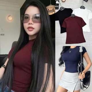 [COTTON MỊN] Áo Nữ Thắt Eo Ôm Body Chất Thun Cotton Co Dãn Mát Mẻ_666