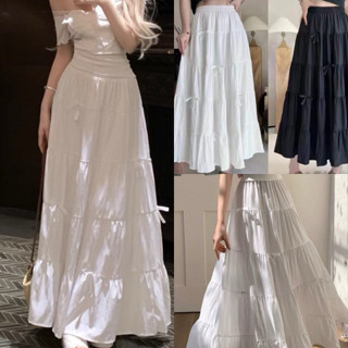 Chân váy midi dài xoè bồng đẹp phù hợp siêu tiểu thư VANISA CV058