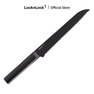 Dao nhà bếp bread knife dài 330 mm, bằng thép không gỉ, lock&lock màu đen ckk313