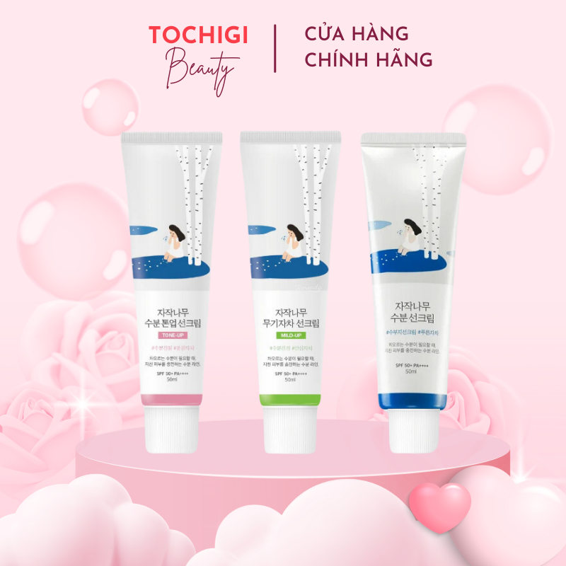 Kem chống nắng hoá học cấp ẩm ROUNDLAB Birch Juice Moisturizing Sunscreen 50ml