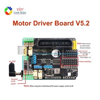 Robot Motor Driver Shield Board Arduino - PS2, WIFI, BLUETOOTH, IR