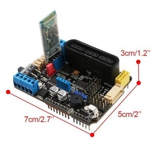 Robot Motor Driver Shield Board Arduino - PS2, WIFI, BLUETOOTH, IR