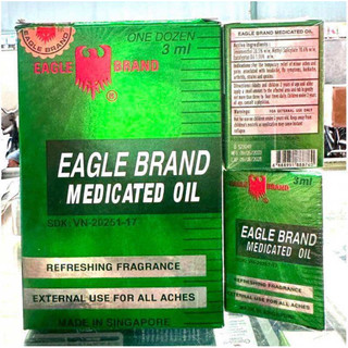 [ LỐC NGUYÊN ✅ - 12 CHAI ] DẦU XANH CHAI NHỎ 3ML