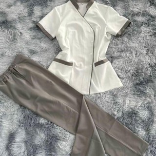 (RẺ VÔ ĐỊCH) Bộ đồng phục massage , đồng phục spa , thẩm mỹ viện Cotton chuyên cho spa, thẩm mỹ viện hàng may kỹ