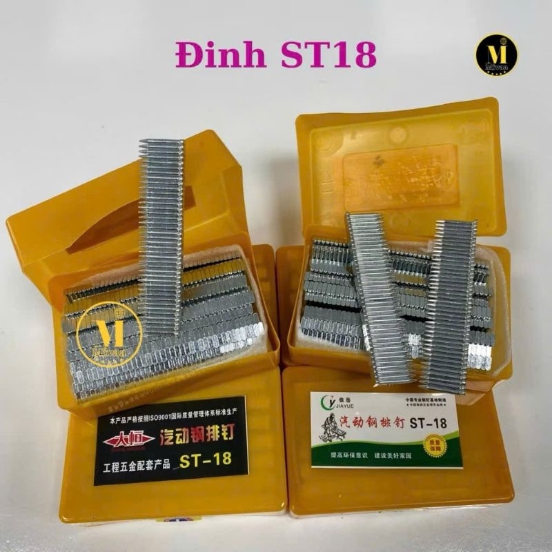 Đinh bê tông ST18 (dành cho máy đóng đinh ST chuyên dụng, 800 đinh/hộp nặng 420gr)