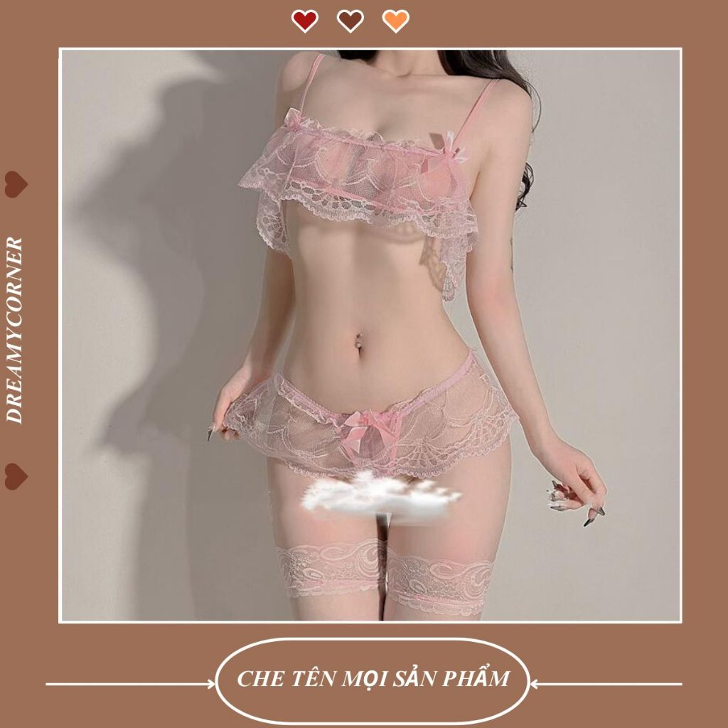 Đồ lót gợi cảm quyến rũ DL04 💕CHE TÊN💕 Bộ đồ lót ren quyến rũ | BigBuy360 - bigbuy360.vn