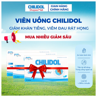 CHILIDOL viên uống giảm khản tiếng, viêm họng, viêm thanh quản chính hãng Dược Minh Phúc