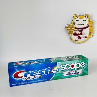 Kem đánh răng Crest scope 232g mỹ date 2026-sét 5 cây
