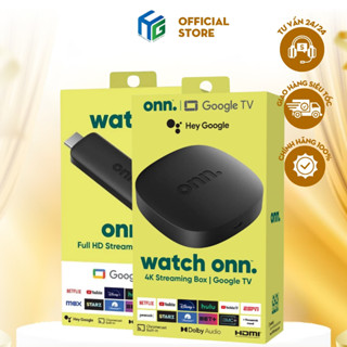 [ HOẢ TỐC ] Android Box hàng Mỹ Onn Google TV Box / Onn Stick 4K hỗ trợ Dolby Audio - Onn Google TV Full HD – Chính hãng