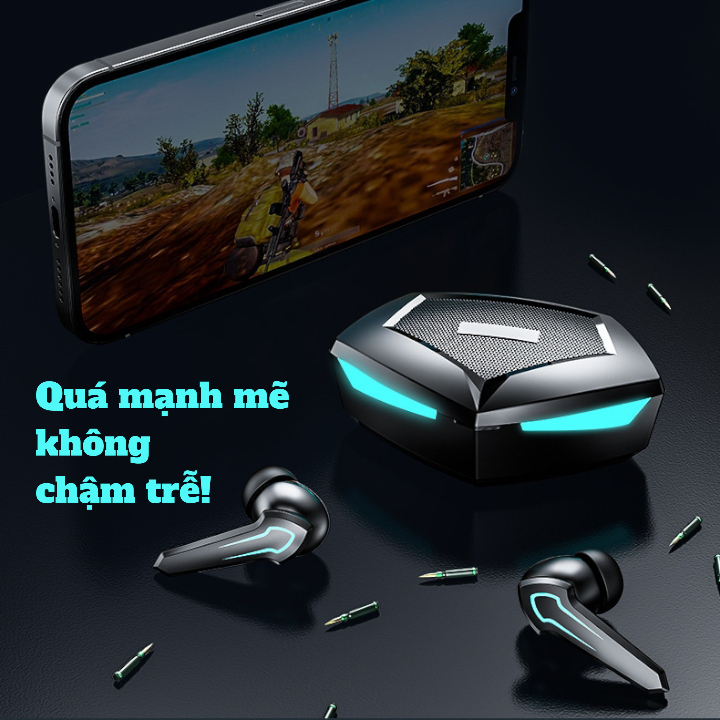 Tai Nghe Gaming P30 Bluetooth Không Dây V5.2 Chống Ồn, Độ Trễ Thấp Kết Nối Tự Động Âm Thanh Vòm HiFi
