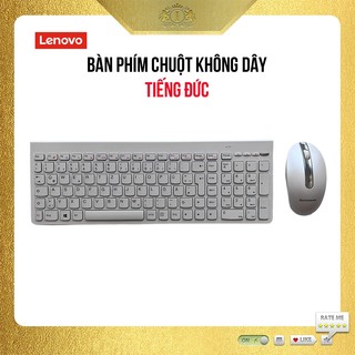  Bàn phím + chuột không dây tiếng Đức German wireless Keyboard & Mouse Lenovo SK8861 Vỏ kim loại 