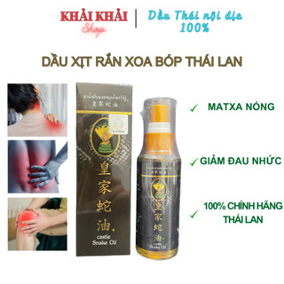 Dầu Xịt Rắn Thái Lan Castle Snake Oil - Hỗ trợ Giảm  Đau Nhức Xương Khớp, Dầu xoa bóp giảm đau dạng xịt