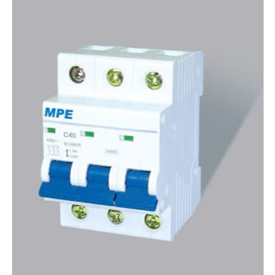 Thiết bị đóng cắt, cầu dao an toàn MCB 3 cực 3P 6kA MP6-C3 Series MPE
