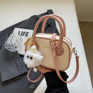 Túi xách nữ Báo Store đeo chéo quai xách phối màu tặng kèm gấu sz18 đựng vừa điện thoại - TXN054