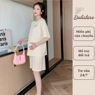 Đồ Bầu,Đồ Bộ Bầu Mặc Nhà,Đồ Bộ Sau Sinh Chất Mềm Mát Cho Mẹ 45-65kg