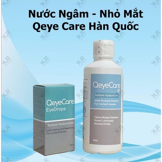  Nước nhỏ mắt dùng kính áp tròng Qeye Care chính hãng Hàn Quốc - Nước ngâm kính áp tròng QEYECARE 
