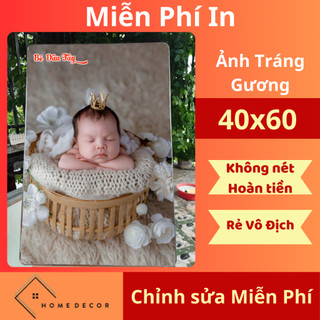  Khung ảnh tráng gương 40x60 miễn phí in ảnh Treo tường tặng kèm đinh treo - Mua nhiều giá sỉ rẻ vô địch 