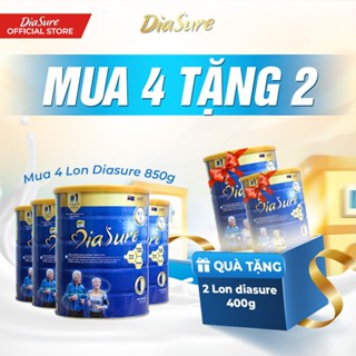 Sữa Non Tiểu Đường DiaSure (Mua 4 Tặng 2 Lon 400G) Dành Cho Người Tiểu Đường Ổn Định Đường Huyết