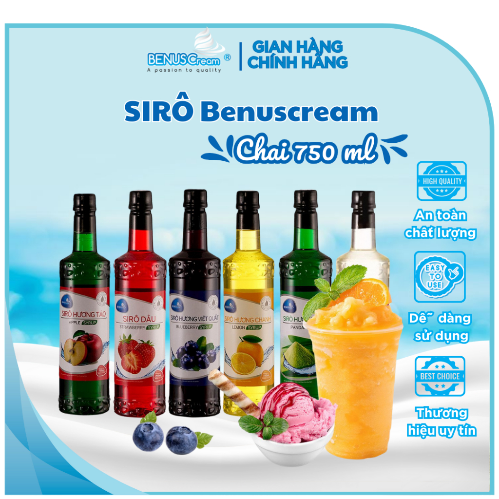 Siro BENUSCream 750ml (syrup BENUSCream 750ml)