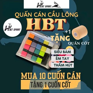 Quấn Cán Vợt Cầu Lông HBT, Cuốn Cán Siêu Thấm Mồ Hôi Êm Tay